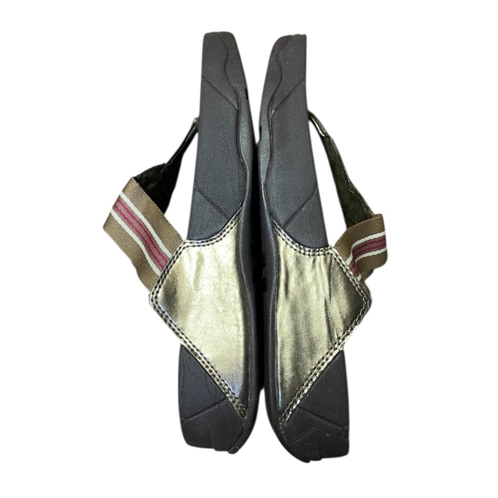Fitflop Thong Walkstar Sandals Women's Size 9 Bronze Comfort slip on Flip Flops - Picture 7 of 11